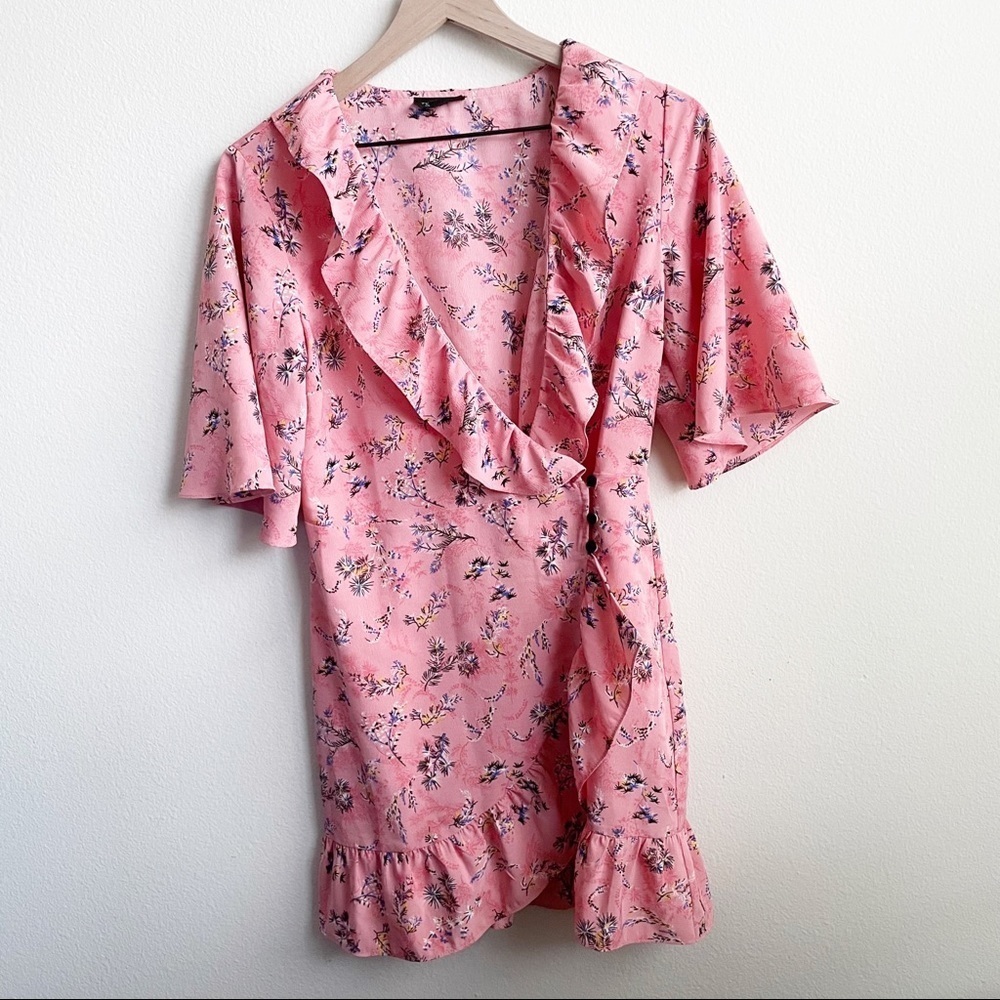 Topshop Off Duty Ruffle Tea Dress - Picture 2 of 9